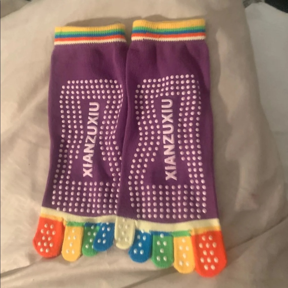 Women Yoga Socks Non-slip Rub